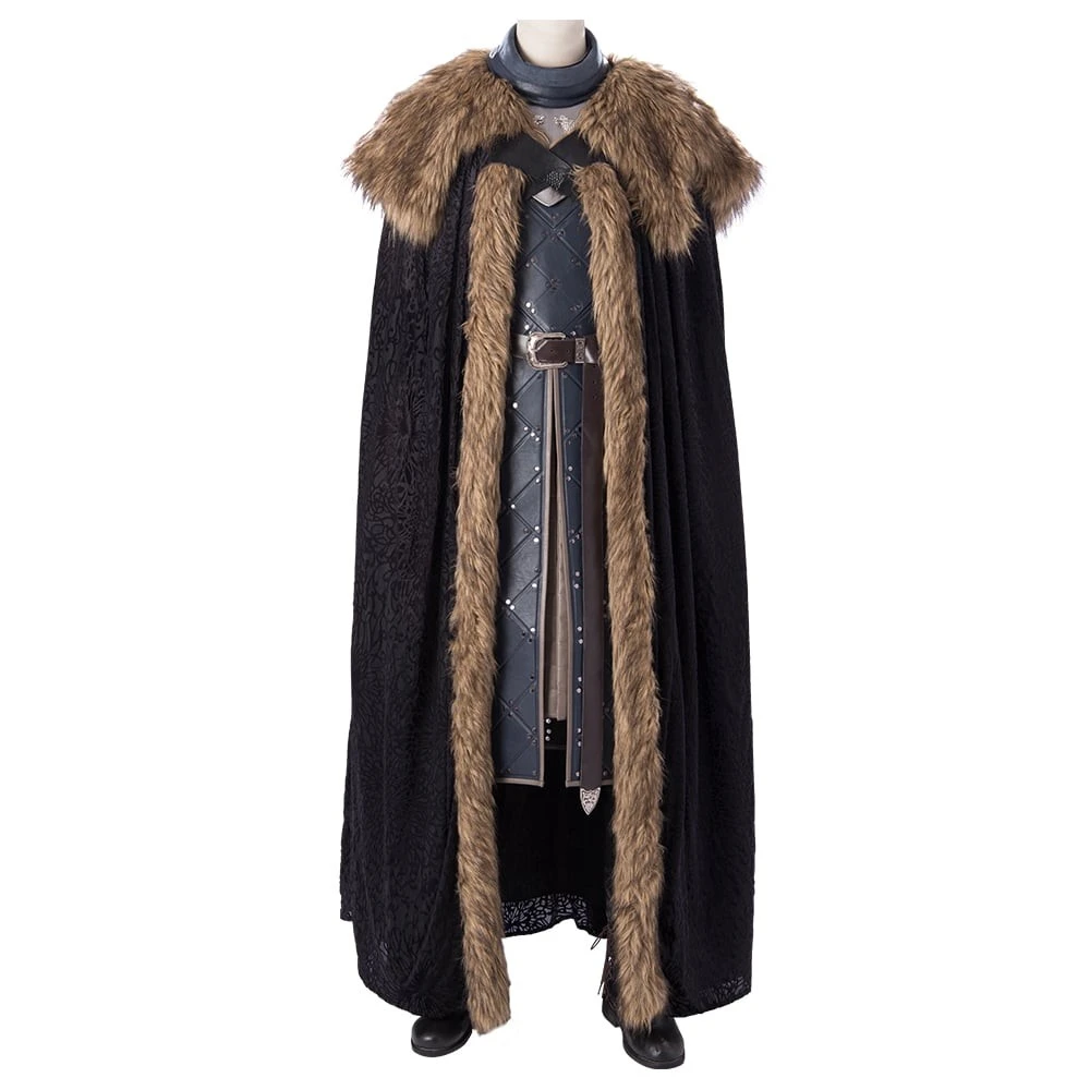 Game Of Thrones 8 Jon Snow Cosplay Costume Version 2 3 Game Of Thrones 8 Jon Snow Cosplay Costume Version 2