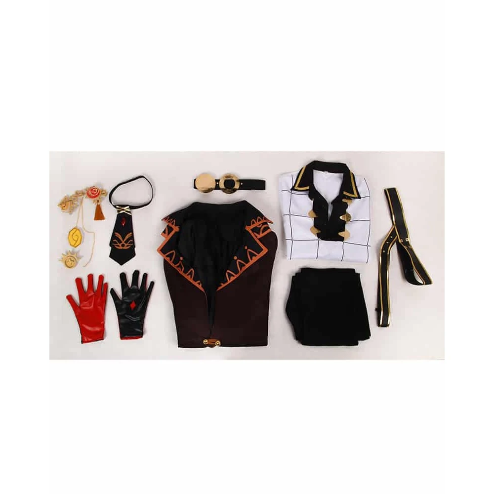 Genshin Impact Diluc Ragnvindr Cosplay Costume 7 Genshin Impact Diluc Ragnvindr Cosplay Costume - Image 5