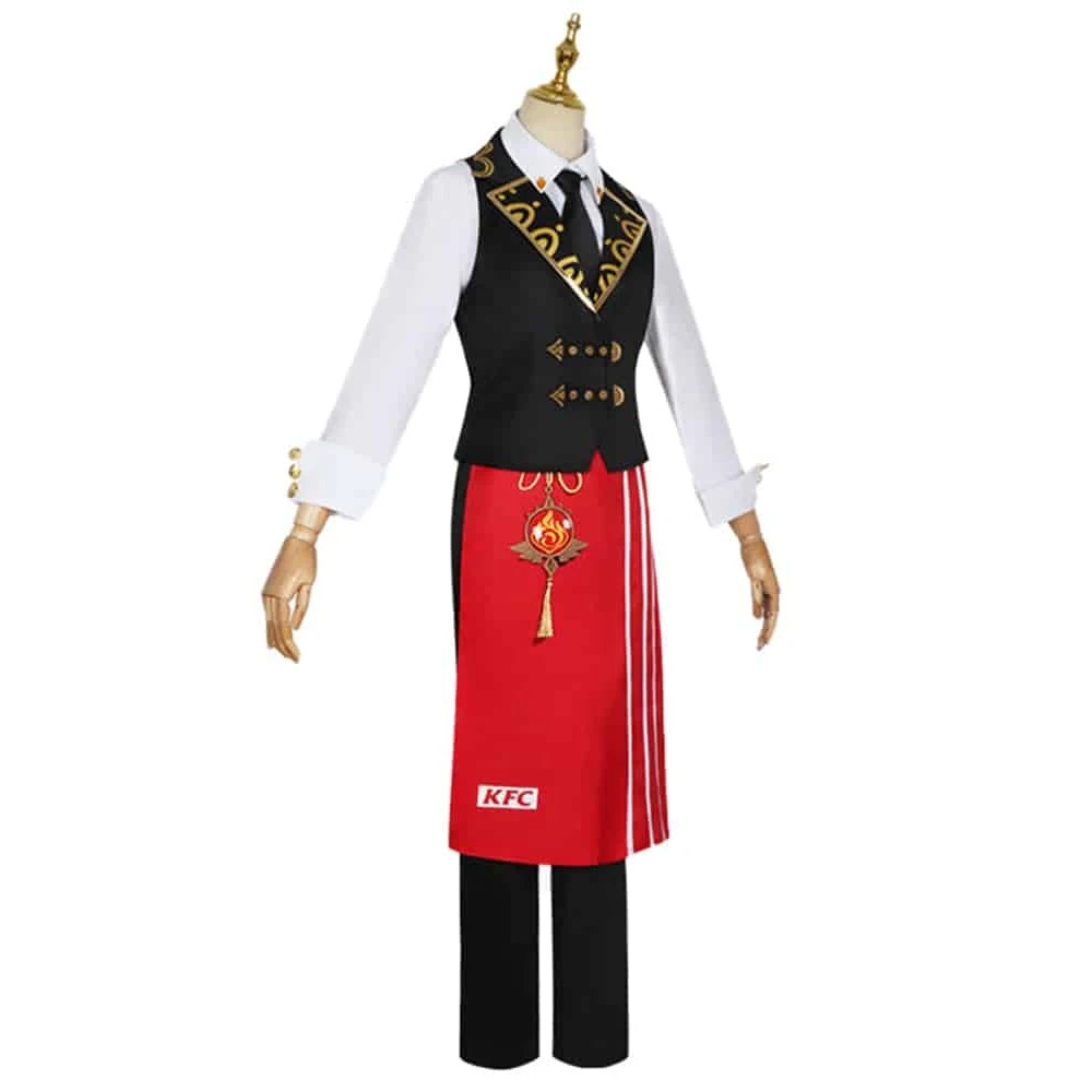 Genshin Impact Diluc Ragnvindr Cosplay Costume 10 Genshin Impact Diluc Ragnvindr Cosplay Costume - Image 8