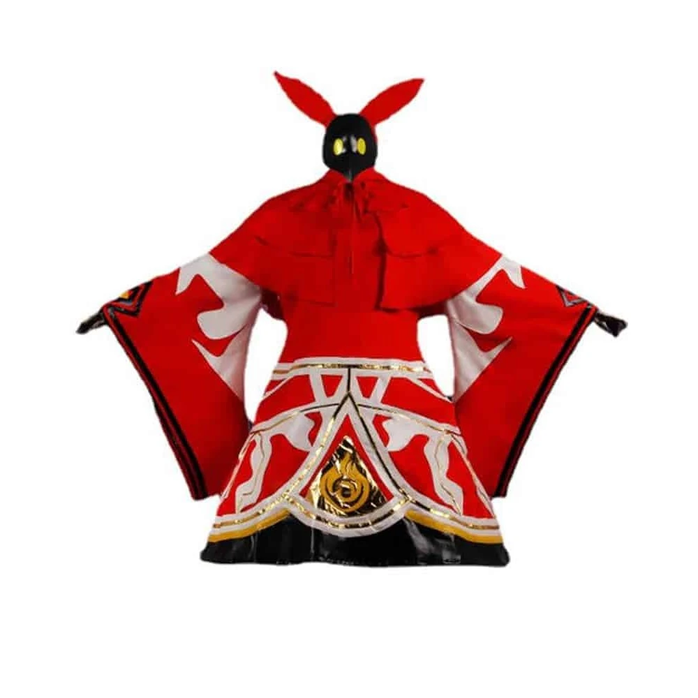 Genshin Impact Pyro Abyss Mage Cosplay Costume 3 Genshin Impact Pyro Abyss Mage Cosplay Costume