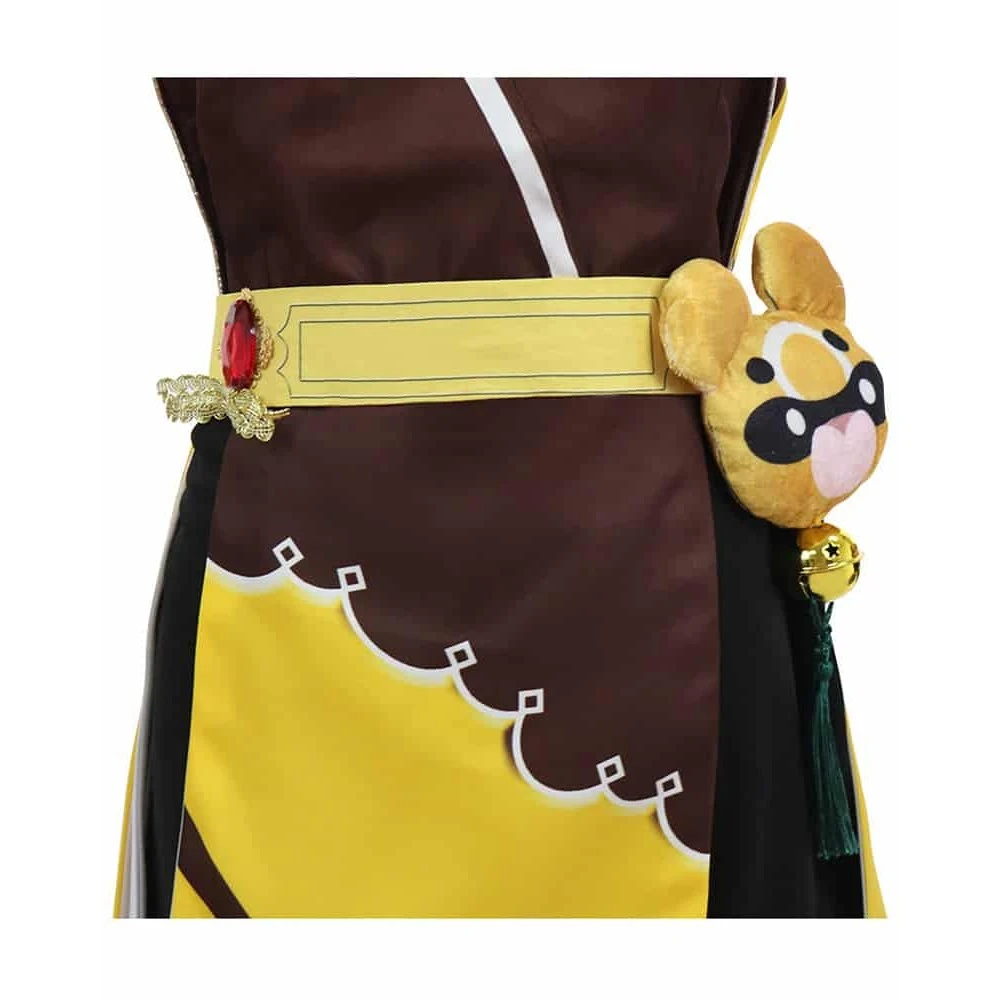 Genshin Impact Xiangling Cosplay Costume 6 Genshin Impact Xiangling Cosplay Costume - Image 4