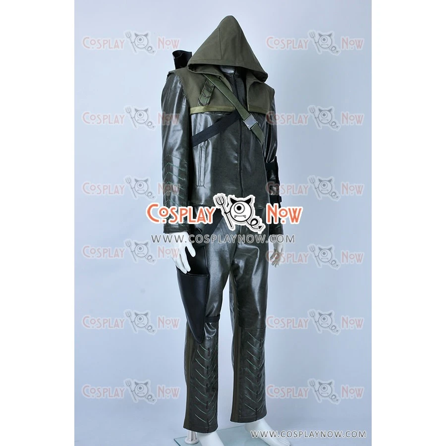 Green Arrow Cosplay Oliver Queen Costume 4 Green Arrow Cosplay Oliver Queen Costume - Image 2