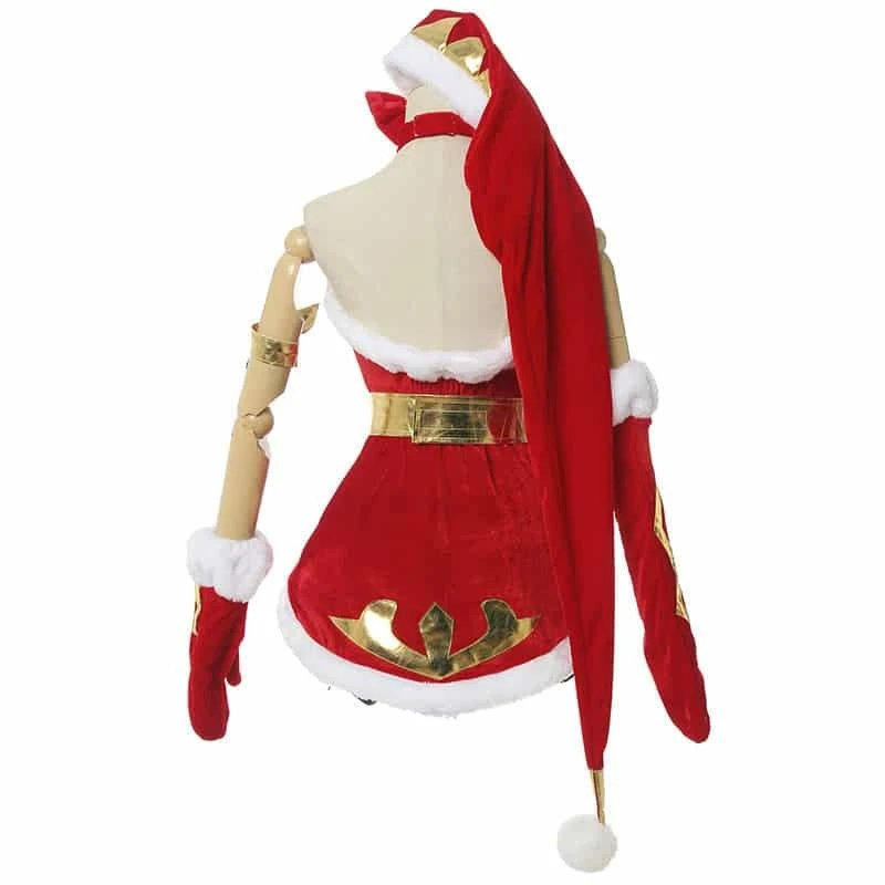 League Of Legends LOL Ambitious Elf Jinx Christmas Cosplay Costume 5 League Of Legends LOL Ambitious Elf Jinx Christmas Cosplay Costume - Image 3