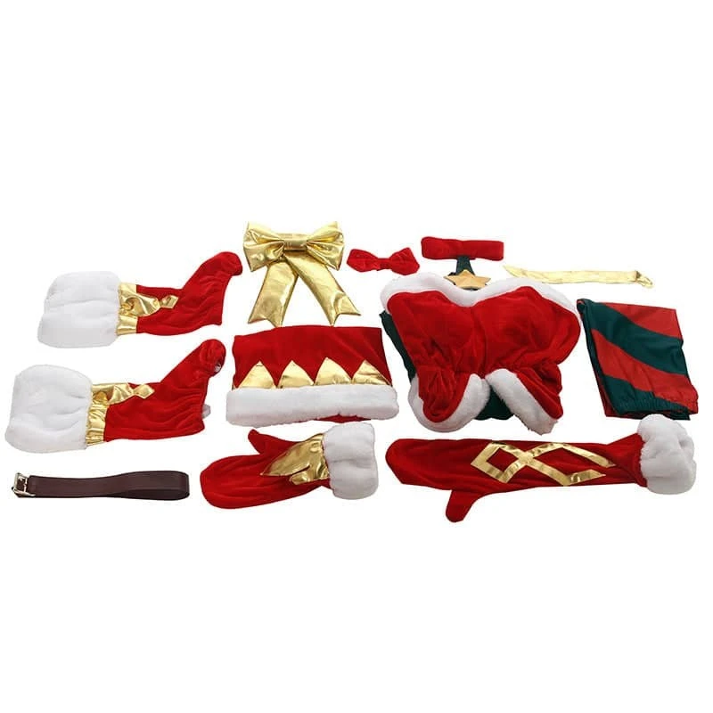 League Of Legends LOL Ambitious Elf Jinx Christmas Cosplay Costume 6 League Of Legends LOL Ambitious Elf Jinx Christmas Cosplay Costume - Image 4