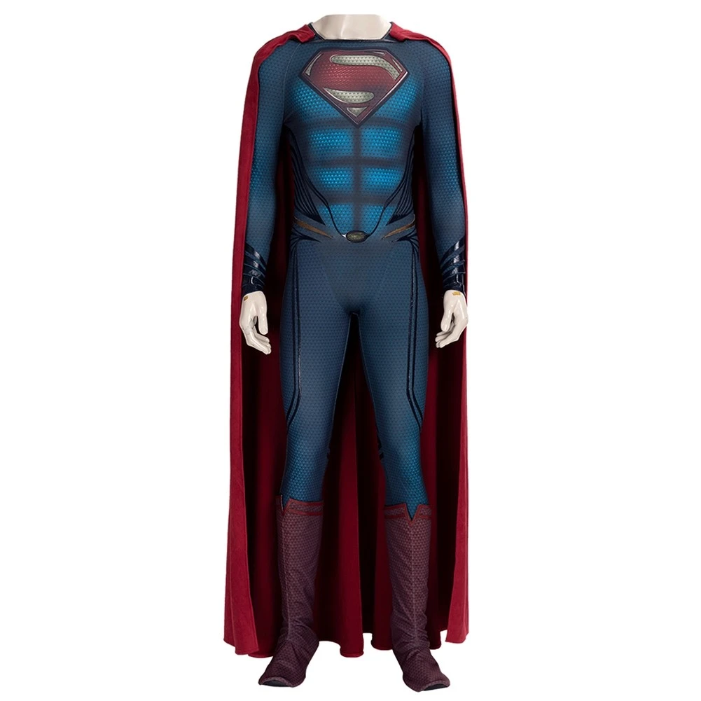 Man Of Steel Cosplay Superman Costume 3 Man Of Steel Cosplay Superman Costume
