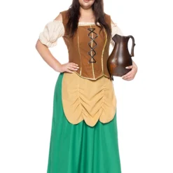 Medieval Innkeeper Costume For Women Plus Size