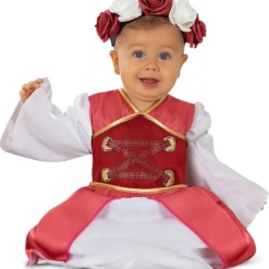 Medieval Princess Costume With Flowers For Babies -Halloween Shop medieval princess costume with flowers for babies 1