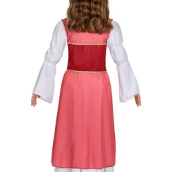 Medieval Princess Costume With Flowers For Girls -Halloween Shop medieval princess costume with flowers for girls 2