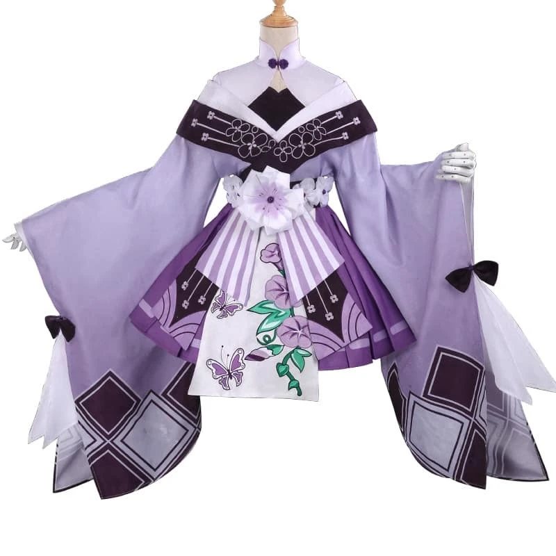 My Hero Academia Boku No Hero Academia Kyoka Jiro Flower Festival Kimono Cosplay Costume 3 My Hero Academia Boku No Hero Academia Kyoka Jiro Flower Festival Kimono Cosplay Costume