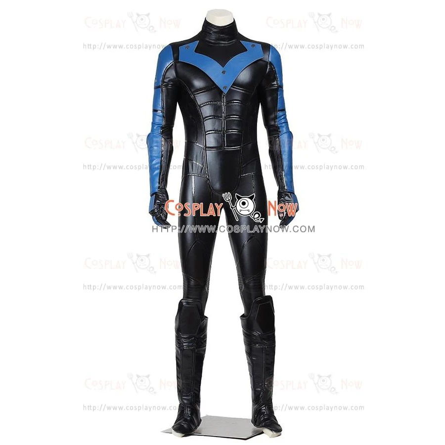 Nightwing Costume For Batman Arkham City Cosplay 3 Nightwing Costume For Batman Arkham City Cosplay