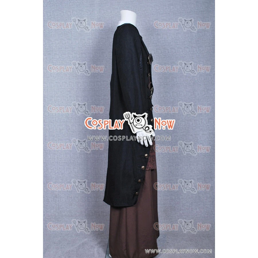 Pirates Of The Caribbean Cosplay Barbossa Costume Outfit 5 Pirates Of The Caribbean Cosplay Barbossa Costume Outfit - Image 3