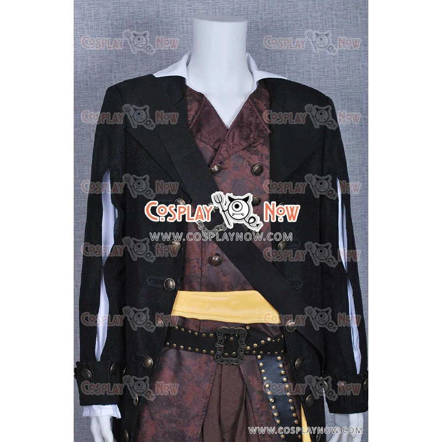 Pirates Of The Caribbean Cosplay Barbossa Costume Outfit 10 Pirates Of The Caribbean Cosplay Barbossa Costume Outfit - Image 8