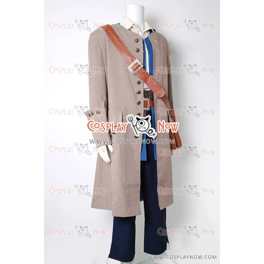 Pirates Of The Caribbean Cosplay Captain Jack Sparrow Costume 4 Pirates Of The Caribbean Cosplay Captain Jack Sparrow Costume - Image 2