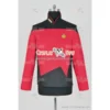 Star Trek: The Next Generation Cosplay Command Uniform Costume 1 Star Trek: The Next Generation Cosplay Command Uniform Costume -Halloween Shop star trek the next generation cosplay command uniform costume ws019 red 952