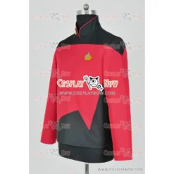 Star Trek: The Next Generation Cosplay Command Uniform Costume -Halloween Shop star trek the next generation cosplay command uniform costume ws019 red 9cb