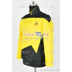 Star Trek: The Next Generation Cosplay Operations Uniform Costume -Halloween Shop star trek the next generation cosplay operations uniform costume ws019 yellow 1d6