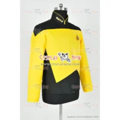 Star Trek: The Next Generation Cosplay Operations Uniform Costume -Halloween Shop star trek the next generation cosplay operations uniform costume ws019 yellow dc9