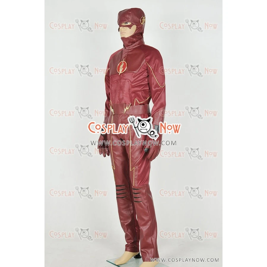 The Flash 2014 Barry Allen Cosplay Costume 7 The Flash 2014 Barry Allen Cosplay Costume - Image 5
