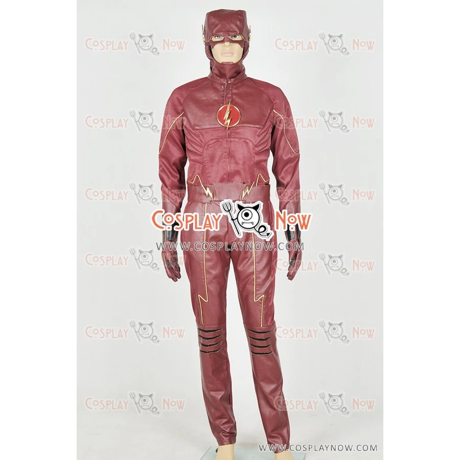 The Flash 2014 Barry Allen Cosplay Costume 3 The Flash 2014 Barry Allen Cosplay Costume