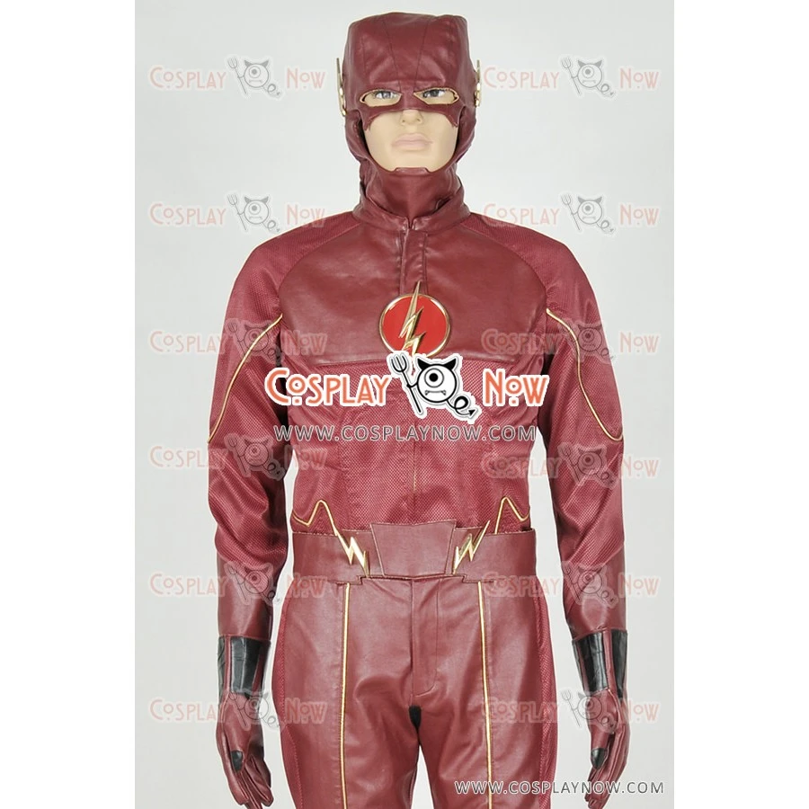 The Flash 2014 Barry Allen Cosplay Costume 9 The Flash 2014 Barry Allen Cosplay Costume - Image 7