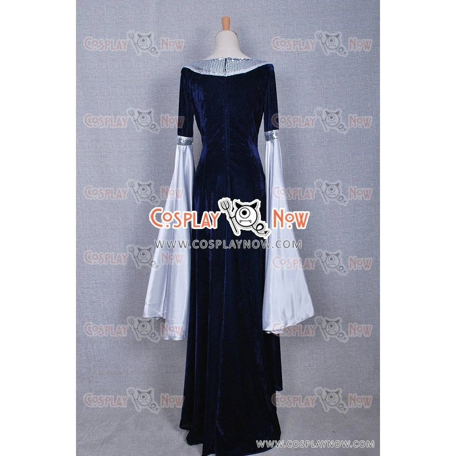 The Lord Of The Rings Cosplay Arwen Blue Costume 8 The Lord Of The Rings Cosplay Arwen Blue Costume - Image 6