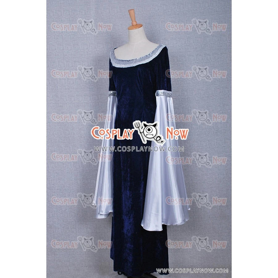 The Lord Of The Rings Cosplay Arwen Blue Costume 7 The Lord Of The Rings Cosplay Arwen Blue Costume - Image 5
