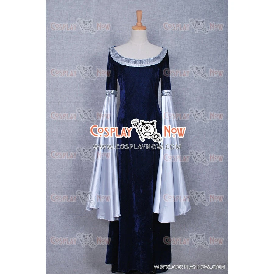 The Lord Of The Rings Cosplay Arwen Blue Costume 3 The Lord Of The Rings Cosplay Arwen Blue Costume