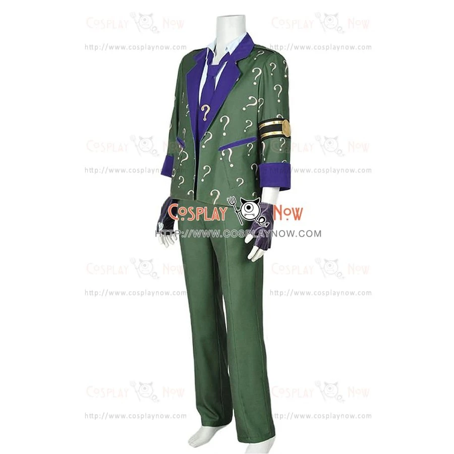 The Riddler Dr. Edward Nigma Costume For Batman Arkham City Cosplay 4 The Riddler Dr. Edward Nigma Costume For Batman Arkham City Cosplay - Image 2