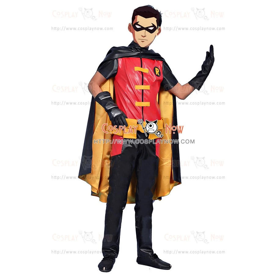 Tim Drake Robin Costume For Young Justice Cosplay 4 Tim Drake Robin Costume For Young Justice Cosplay - Image 2