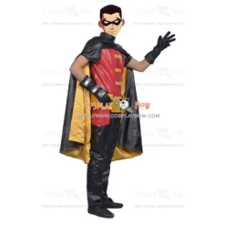Tim Drake Robin Costume For Young Justice Cosplay 10 Tim Drake Robin Costume For Young Justice Cosplay -Halloween Shop tim drake robin costume for young justice cosplay mzxcos 053 fca