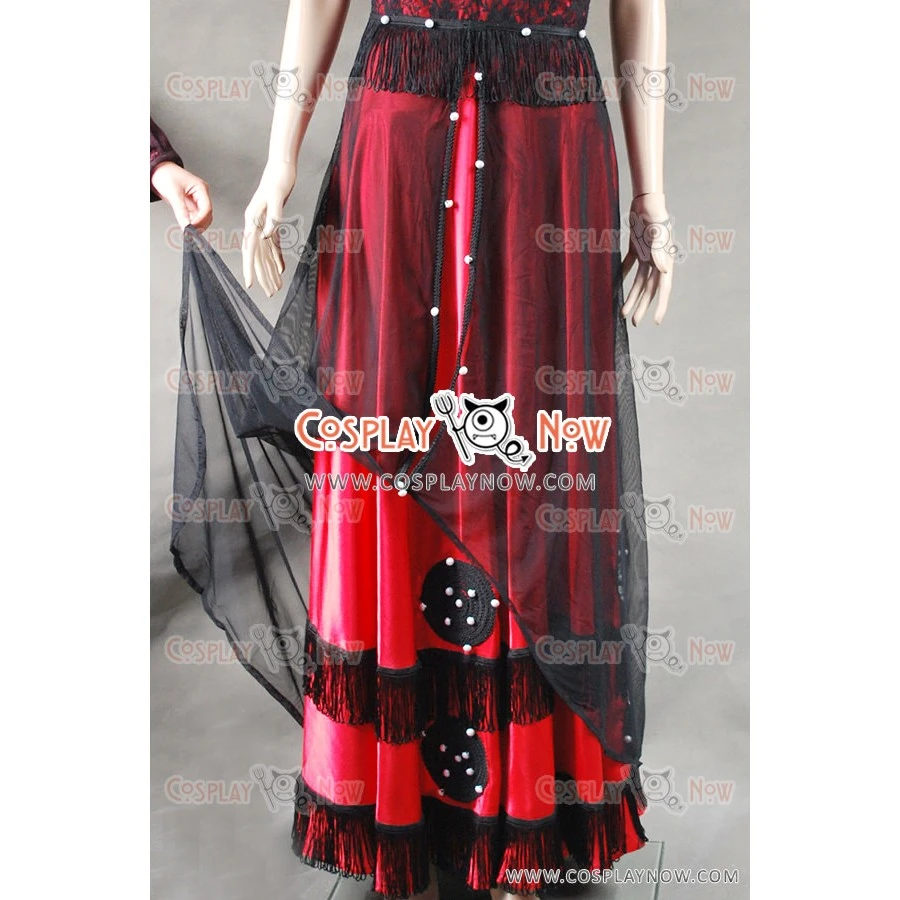 Titanic Cosplay Rose Costume Red Dress 8 Titanic Cosplay Rose Costume Red Dress - Image 6