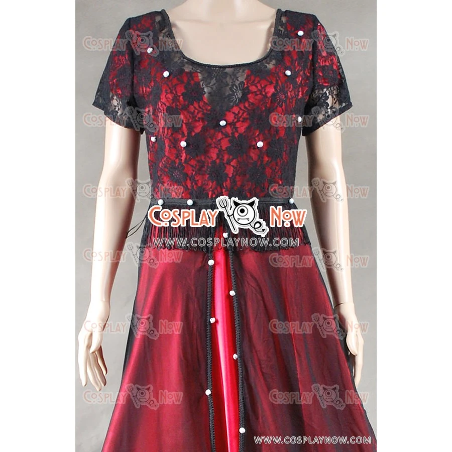 Titanic Cosplay Rose Costume Red Dress 7 Titanic Cosplay Rose Costume Red Dress - Image 5