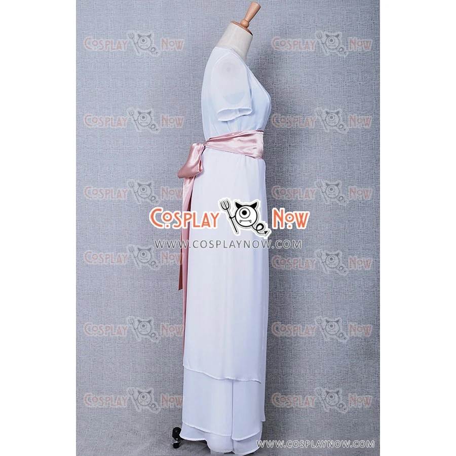Titanic Rose Cosplay Costume White Dress 5 Titanic Rose Cosplay Costume White Dress - Image 3